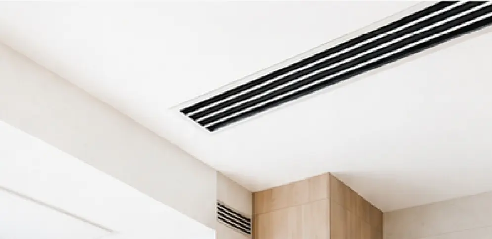 Architectural linear air conditioning vent